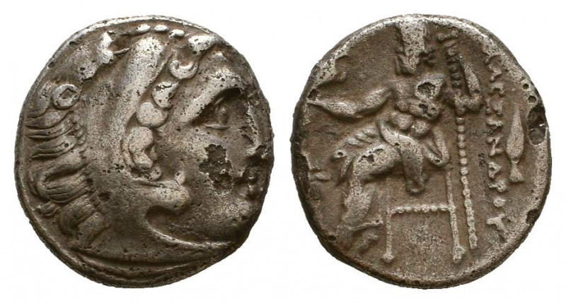 MACEDONIAN KINGDOM. Alexander III the Great (336-323 BC). AR Drachm.
Reference:
...