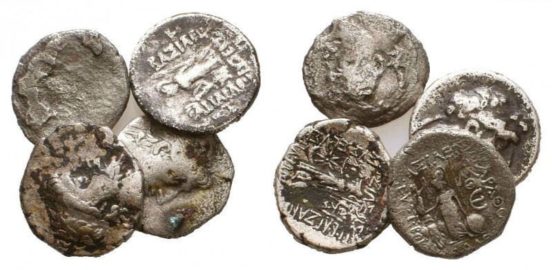 Lot of 4 Silver Greek Coins,
Reference:
Condition: Very Fine

Weight: lot gr
Dia...