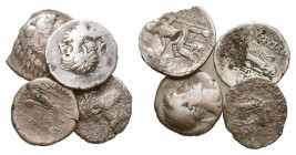 Lot of 4 Silver Greek Coins,
Reference:
Condition: Very Fine

Weight: lot gr
Diameter: mm