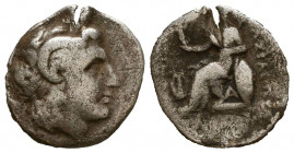 Lysimachos, Drachm. 310-297 BC.
Reference:
Condition: Very Fine

Weight: 3.9 gr
Diameter: 17 mm