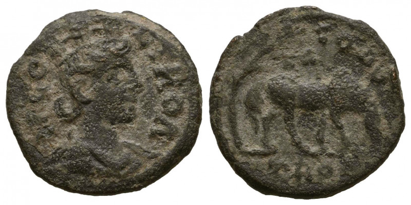 TROAS. Alexandreia. Pseudo-autonomous. Time of Gallienus (260-268). Ae.
Obv: ALE...