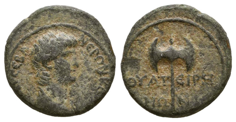 Nero (Caesar, 51-54). Lydia, Thyatira. Æ
Reference:
Condition: Very Fine

Weight...