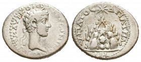 Commodus AR of Caesarea, Cappadocia. AD 177-192. 
Reference:
Condition: Very Fine

Weight: 4.1 gr
Diameter: 21 mm