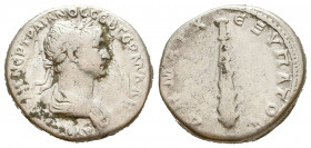 Trajan AR Didrachm of Caesarea, Cappadocia. AD 112-114.
Reference:
Condition: Very Fine

Weight: 6.3 gr
Diameter: 20 mm