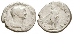 Trajan AR Didrachm of Caesarea, Cappadocia. AD 112-114.
Reference:
Condition: Very Fine

Weight: 6.5 gr
Diameter: 21 mm