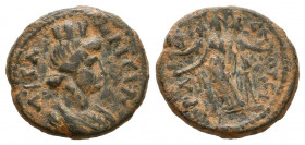 Pseudo-autonomous issue. Æ, 1st century AD.
Reference:
Condition: Very Fine

Weight: 2.6 gr
Diameter: 16 mm