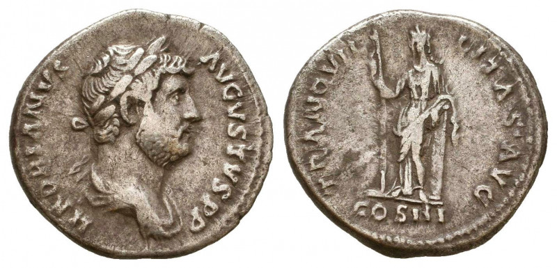 Hadrian AR Denarius. Rome, AD 132-134. 
Reference:
Condition: Very Fine

Weight:...