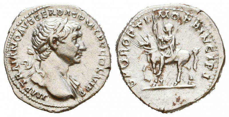 Trajan AD 98-117. Rome Denarius AR.
Reference:
Condition: Very Fine

Weight: 3.5...