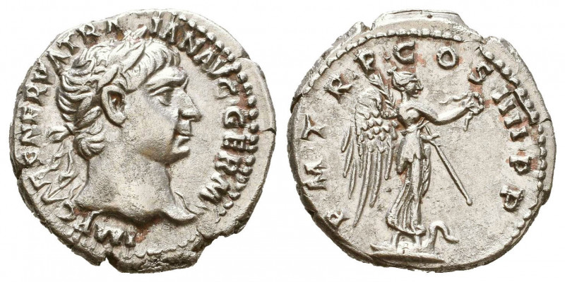 Trajan AD 98-117. Rome Denarius AR.
Reference:
Condition: Very Fine

Weight: 3.3...