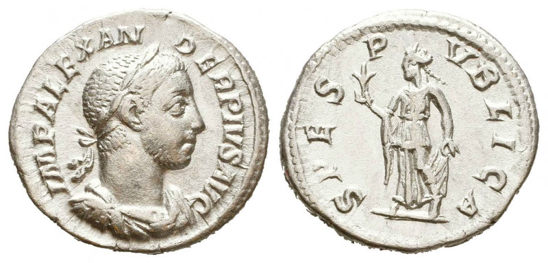 Severus Alexander, A.D. 222-235.
AR Denarius.
Reference:
Condition: Very Fine

W...