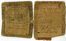 Pennsylvania Colonial Currency Pair, April 25th, 1759