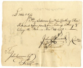 Revolutionary War Connecticut, 1778 Promissory Note Issued for Clothing