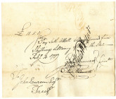Revolutionary War Connecticut, 1779 Promissory Note Signed by Fenn Wadsworth and Oliver Wolcott Jr.