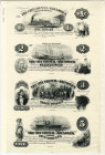 City Council of Brunswick, ca.1850-60's Uncut Proprietary Progress Proof Sheet.