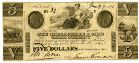 Chesapeake & Ohio Canal Co. 1841 I/U Obsolete Banknote
