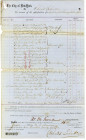William M. "Boss" Tweed signed City of New York 1865 Supplies for Cleaning Public Offices Document