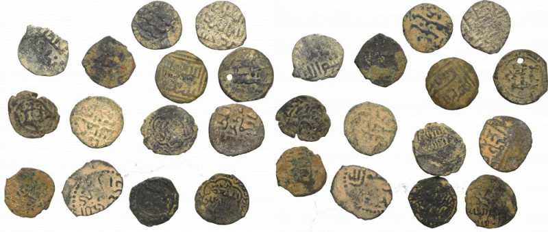 Islamic coins, Lot of ae Obiegowe egzemplarze. Patyna, nalot. 

Cредневековые ...