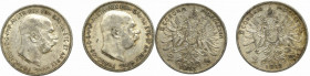 Austro-Węgry, Zestaw 2 korony 1912-13