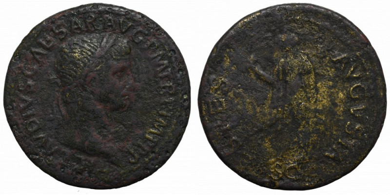 Roman Empire, Claudius, Sestertius 
Grade: VF