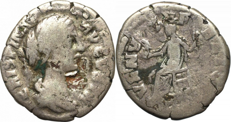 Roman Empire, Crispina, Denarius Obiegowy egzemplarz rzadkiej w handlu emisji. P...