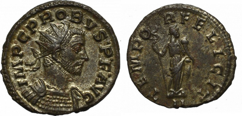 Roman Empire, Probus, Antoninian Lugdunum OBVERSE: IMP C PROBVS•P•F•AVG REVERSE:...