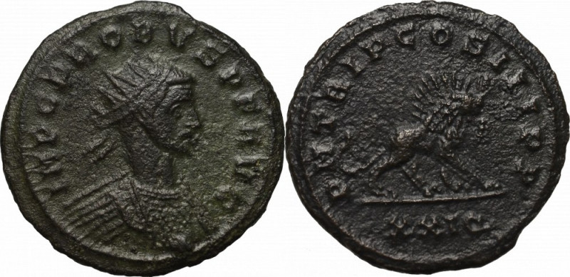 Roman Empire, Probus, Antoninian, Siscia - extremely rare lion Very rare and des...