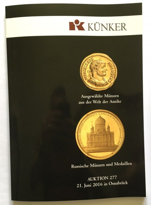 Katalog aukcyjny, Künker 277/2016 r - bardzo rzadkie ciekawe, monety polskie, po...