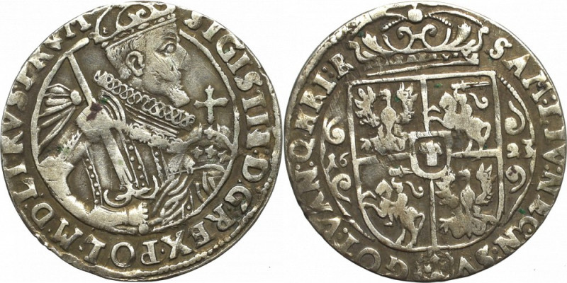 Sigismund III, 18 groschen 1623, Bromberg - PRV M Ładny, dobrze wybity egzemplar...