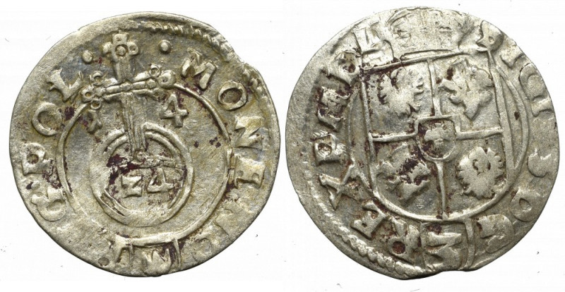 Sigismund III, 1,5 groschen 1614, Bromberg Egzemplarz o pięknie zachowanych deta...