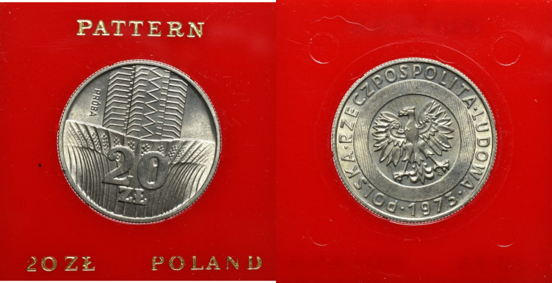 Peoples Republic of Poland, 20 zloty 1973 - Specimen Wspaniały, menniczy egzempl...