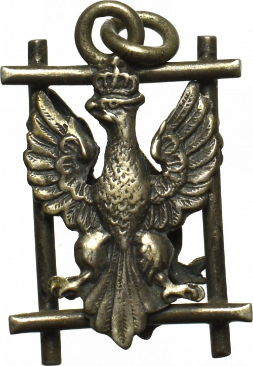 Poland, patriotic jewellery Ładna zawieszka patriotyczna w kształcie rombu z wpi...