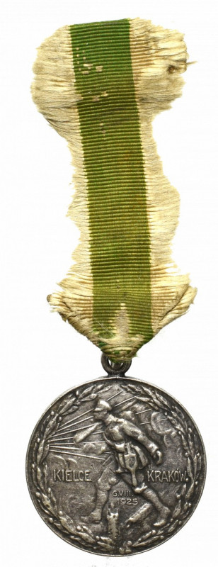 II RP, Medal nagrodowy Marsz szlakiem kadrowej 1933 Pięknie zachowany egzemplarz...