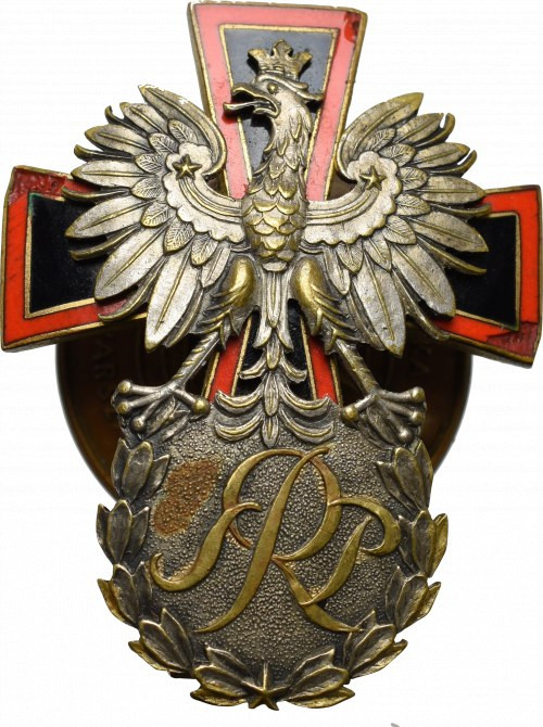II RP, Odznaka Szkoła Podchorążych Rezerwy Saperów, Modlin Ładnie zachowany egze...