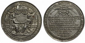 Władysław IV Waza, Medal zaślubinowy 1646 - kopia kolekcjonerska