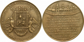 Polska, Medal pamiątka 500 lat obrazu Jasnogórskiego 1882 - kopia