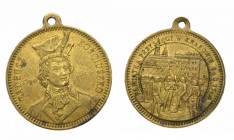 Polska, XIX wiek, medal na pamiątkę przysięgi w krakowie 1894