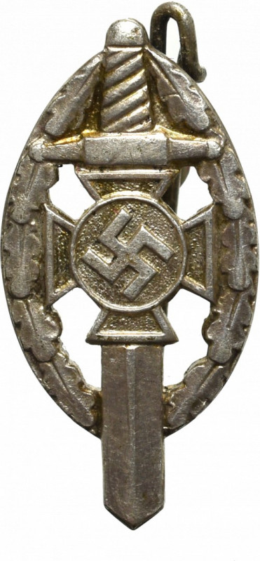 Germany, III Reich, NSKOV badge Deschler Ładny egzemplarz wykonany przez zakład ...