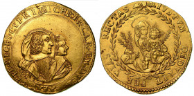 CARLO EMANUELE II di SAVOIA. L'Adriano del Piemonte (1638-1675). Reggenza della madre CRISTINA DI BORBONE. La Madama Reale.  Da 8 scudi 1641. Torino....