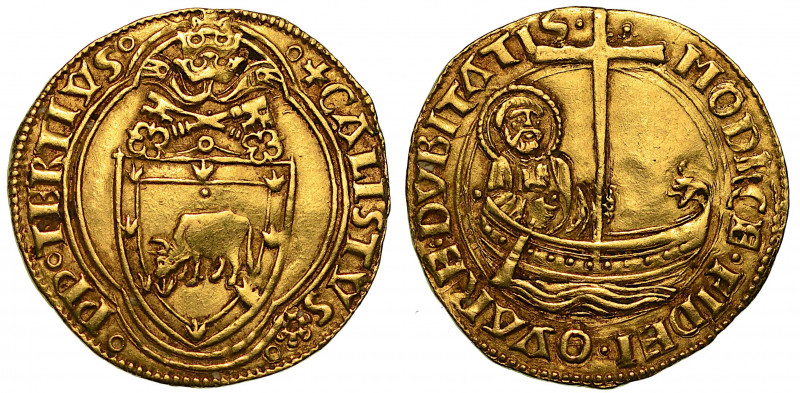 CALLISTO III (Alonso Borja), 1455-1458. Ducato papale (periodo teorico di emissi...
