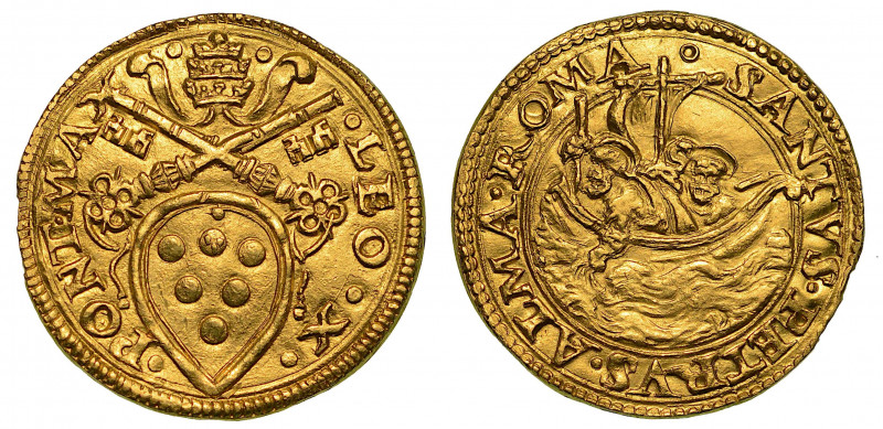 LEONE X (Giovanni de' Medici), 1513-1521. Fiorino di camera.

LEO X PONT MAX S...