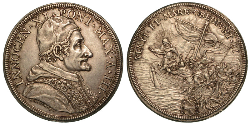 INNOCENZO XI (Benedetto Odescalchi), 1676-1689. Piastra A. III.

INNOCEN XI PO...