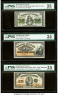 Canada Dominion of Canada 25 Cents 1.3.1870; 2.1.1900; 2.7.1923 DC-1c; DC-15b; DC-24c Three Examples PMG Choice Very Fine 35 (3). 

HID09801242017

© ...