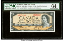 Canada Bank of Canada $50 1954 BC-42a PMG Choice Uncirculated 64. 

HID09801242017

© 2020 Heritage Auctions | All Rights Reserved
