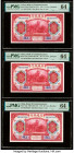 China Bank of Communications, Shanghai 10 Yuan 1.10.1914 Pick 118q Six Examples PMG Choice Uncirculated 64 (6). 

HID09801242017

© 2020 Heritage Auct...
