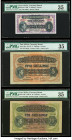 East Africa Currency Board 1; 5; 10 Shillings 1.1.1943; 1.9.1943 (2) Pick 27; 28b; 29b Three Examples PMG Choice Very Fine 35 (3). 

HID09801242017

©...