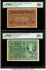 Germany Group of 4 Graded Examples PMG Gem Uncirculated 66 EPQ (1); Choice Uncirculated 64 EPQ (3). 

HID09801242017

© 2020 Heritage Auctions | All R...