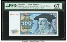 Germany Federal Republic Deutsche Bundesbank 100 Deutsche Mark 2.1.1980 Pick 34d PMG Superb Gem Unc 67 EPQ. 

HID09801242017

© 2020 Heritage Auctions...