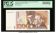 Germany Federal Republic Deutsche Bundesbank 1000 Deutsche Mark 1.8.1991 Pick 44a PCGS Choice About New 55PPQ. 

HID09801242017

© 2020 Heritage Aucti...
