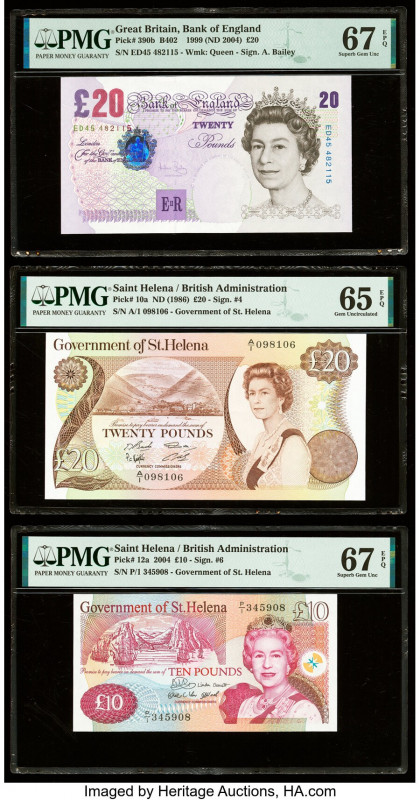 Great Britain Bank of England 20 Pounds 1999 (ND 2004) Pick 390b PMG Superb Gem ...