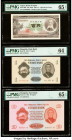 Japan, Mongolia, Iraq, Philippines & More Group Lot of 9 Graded Examples PMG Gem Uncirculated 65 EPQ (4); Choice Uncirulated 64 (3); Choice Uncirculat...